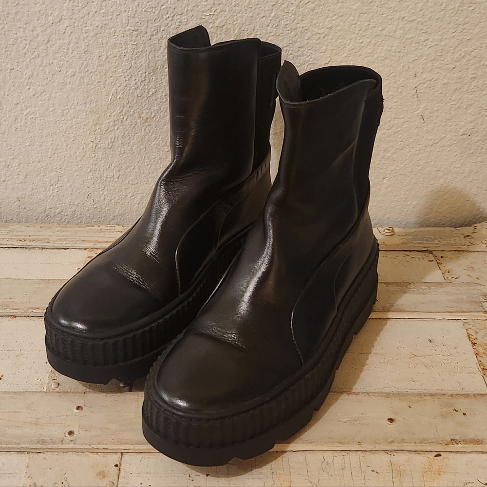FENTY Puma Chelsea Sneaker Platform Boots – Rihanna Collection – Size 8.5 - Picture 12 of 12